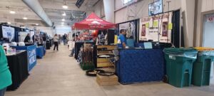 Row of Exhibitors at the RV & Boat Show Main Sales Event.