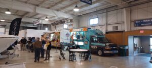 Food and Beverage vendors at the RV & Boat Show on the EAA Grounds.